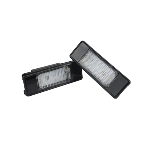 Luces matrícula LED Canbus anti-error para Citroën C4 y C5 con iluminación blanca de alta densidad