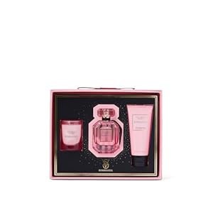 Victoria’s Secret Bombshell 3 Piece Luxe Fragrance Gift Set: 1.7 oz. Eau de Parfum, Travel Lotion, & Candle