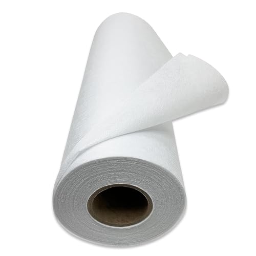H.B.I. Products Light Weight Fusible Interfacing White Non-Woven, 12" x 25 Yards Iron-On Roll for Sewing, Quilting, Collars, Cuffs, Plackets & Craft Projects