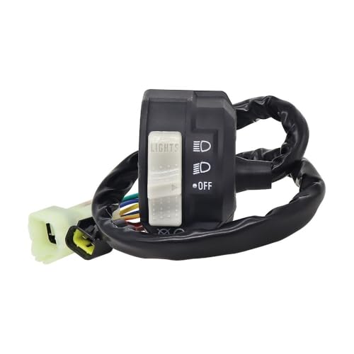 Interruptores motocicleta adelante luz interruptor ajuste adecuado para manillar Yamaha YFZ450 5