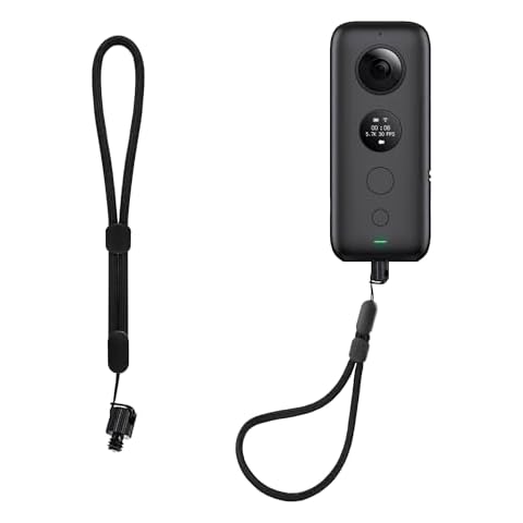 MITIME Hand Strap Wrist Strap for Insta360 One X2/X3, Light Weight Hand Wrist Anti-Lost Lanyard 1/4 Screw Connector Hand Rope Sports Camera Accessories. Cover