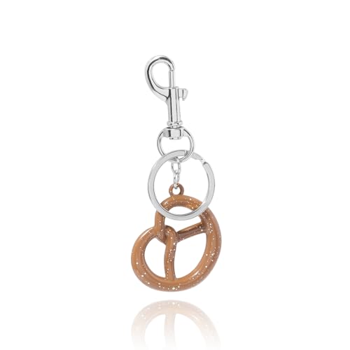 Image of Pretzel Bag Charm Keychain for Women - Key Chain,Cute Purse Handbag Accessories - Women's Trend Jewelry Gifts