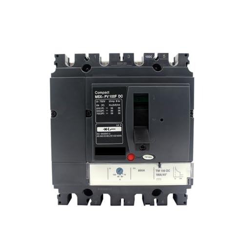 POWTAXBJGD 4P FourPoles Breaking Capacity 36kA Adjustable 100A MSX-PV100F Photovoltaic 1000VDC Moulded Case Circuit Breaker