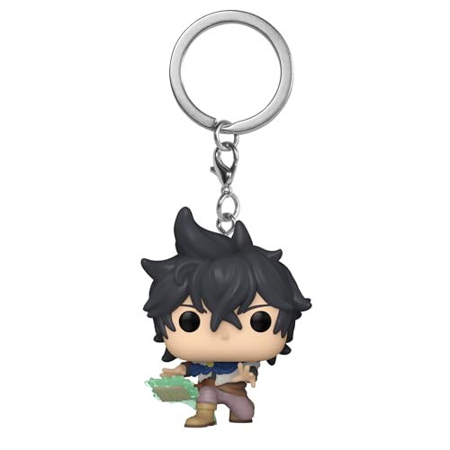 Funko Pop! Keychain: Black Clover - Yuno - Mini Figura in Vinile da Collezione NovitĂ Portachiavi - Riempitivi per Calze - Idea Regalo - Merchandising Ufficiale - Anime Fans - Minifigure