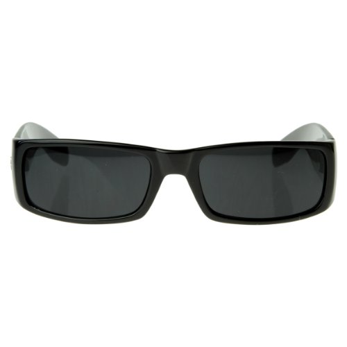 Locs Sunglasses Black OG Original Gangster Shades Dark Lens NEW 01062