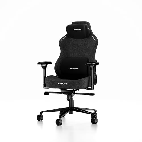 DXRacer Craft L Chaise de Gaming Originale en Tissu Noir