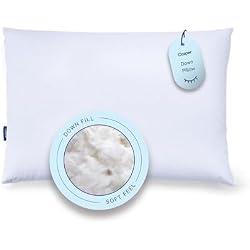 1 of Casper Sleep Down Pillow for Sleeping, Standard, White