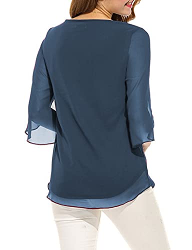 Image of PLADO Women's and Girls Georgette Top Maroon