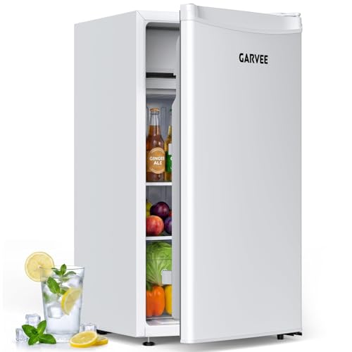 47L Freestanding Under Counter Fridge with Chiller Box Freestanding Mini Fridge with 5-Stage Adjustable Temperature Control Removable Shelves Quiet 41 DB Small Fridge Freezer 50 x 47 x 45 cm-White