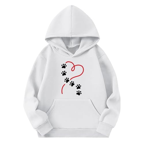 Cute Hoodies for Teen Girls Trendy Preppy Hooded Sweatshirt Tops Oversized Long Sleeve Shirts Clothes for Girls3