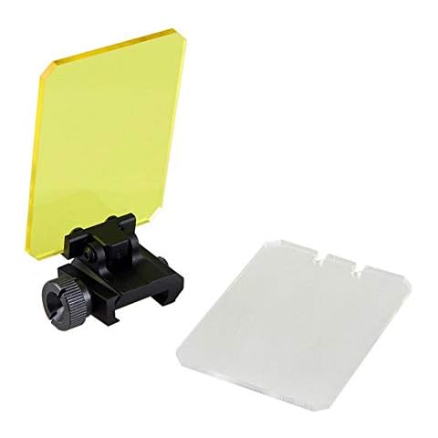 Jnrtifow Foldable Sight Scope Lens Screen Protector Shield Panel for Airsoft Tactical Scope Red Dot Cover