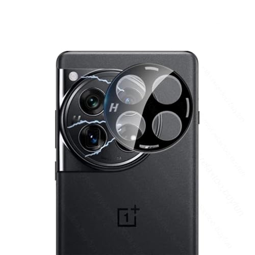 Image of HPTech 3D Look Camera Lens Protector for OnePlus 12 5G - Premium Tempered Glass, 9H Hardness, Anti-Scratch, HD Clarity, Easy Installation Kit (1 Pack)