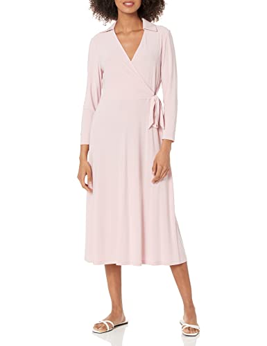 Anne Klein Women's Collared Signature Wrap Dress