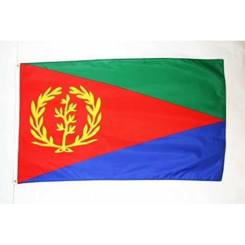 AZ FLAG, Eritrea Flag, 3x5 Ft, 100D Polyester Eritrean Banner with Two Metal Grommets, Fade Resistant, Vivid Colors