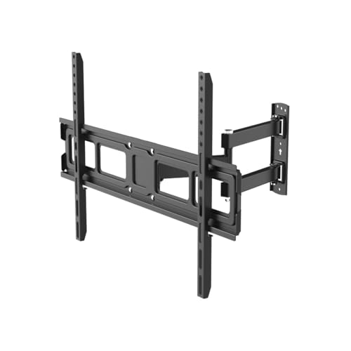 Hama TV Wandhalterung schwenkbar, neigbar, ausziehbar (TV Wandhalterung 32-75 Zoll, VESA 75x75 bis VESA 600x400, bis 40 kg, mit Fischer-Dübeln und Wasserwaage) schwarz – Bild 4