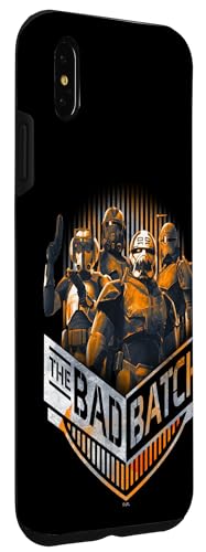 Coque iPhone XS Max Star Wars Bad Batch Orange Logo