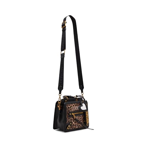 Image of Steve Madden womens Steve Madden EVELYN Logo Plaque Top Handle