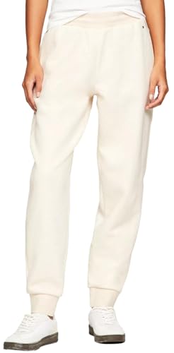 Pantalon de survêtement beige Tommy Hilfiger femme ample taille L confortable
