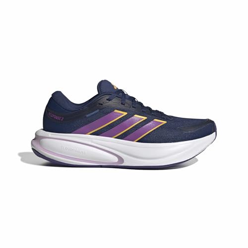 adidas Damen Response 2 Running Shoes, Dark Blue/Purple Burst/Crew Yellow, 38 2/3 EU – Ansicht 2