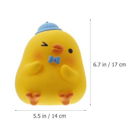 Image of Amosfun Kids Piggy Bank Chicken Money Box Coin Bank Money Saving Bank Anti-Fall Money Storage Pot Animal Figurine Toy Desktop Decoration for Kid Child