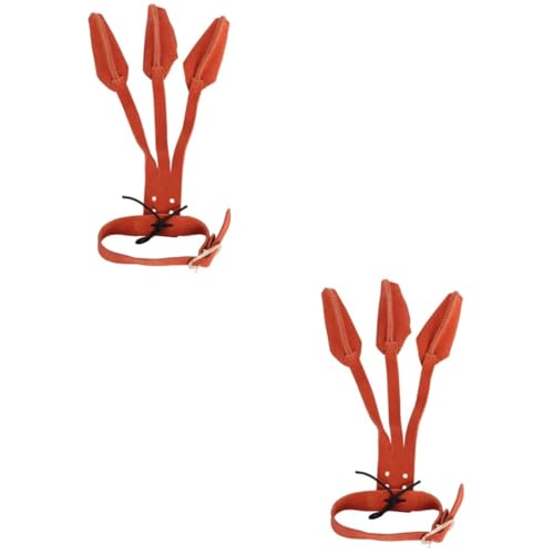 BESPORTBLE 2pcs 3-Finger Hunting Gloves Glove Men Protective Gear for Finger Tabs Accessory