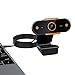Webcam, Macchina Fotografica USB, Webcam Per La Trasmissione: Fotocamera USB Senza Driver, Webcam Portatile Con Funzione Di Messa A Fuoco Automatica, Ampio Angolo Di Visualizzazione Per Desktop immagine