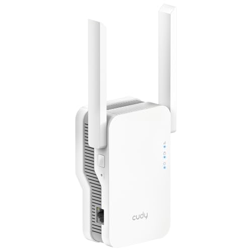 Cudy BE3600   Amplificador de señal repetidor Wi Fi 7 de doble banda con puerto Gigabit Ethernet, punto de acceso, configuración de aplicación, malla y soporte de aplicación, RE3600