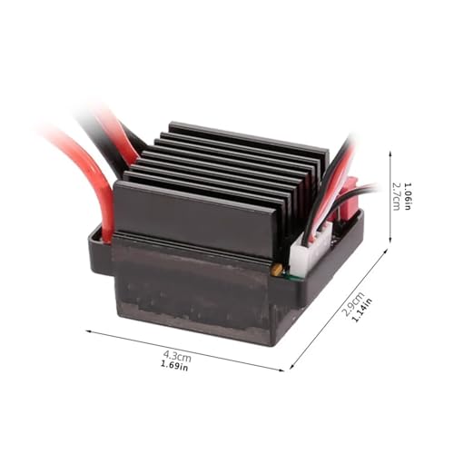 ESC Cepillado Impermeable 320A con BEC de 5V para Evitar Cortes en Camión RC 2