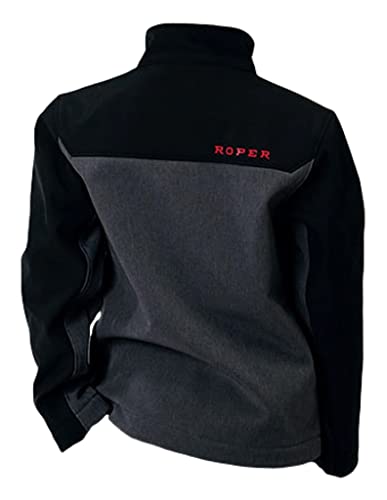 BOYS GREY SOFTSHELL COMBO TECH JACKET2