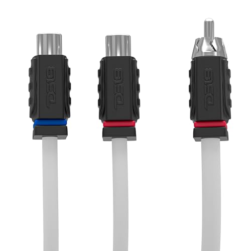 Cable RCA Y DS18 MOFCR-2F1M estañado OFC reduce interferencias en amplificadores de coche 5