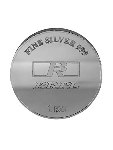 Image of Bangalore Refinery 999 Purity Lord Ganesh Silver Coin 1 Kg