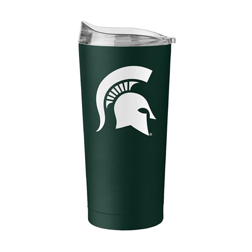 Image of Logo Brands NCAA 20 oz Powder Coat Stainless Tumbler -Double-Wall Insulated Everday Tumbler for Hot or Cold Drinks, High Lip Lid, Team Color