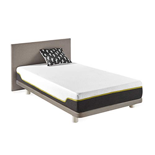 ZenPur Orthopedic Mattress Memory Foam Multizone | Rolled & Unzippable - Thickness 25 cm - 90 x 190 cm Single Bed - 10 Years Warranty