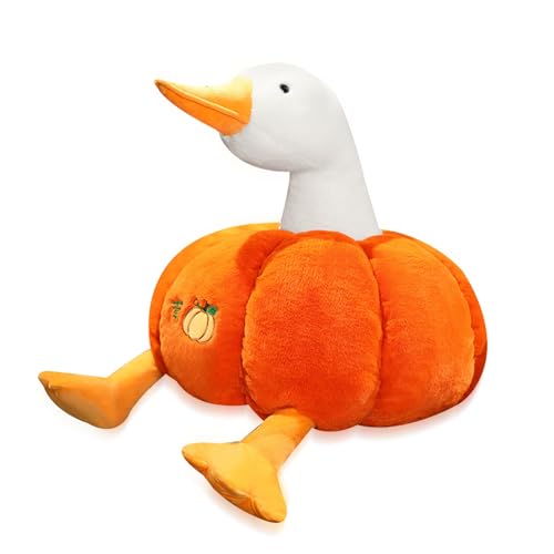 DMCZZZ Cute Stuffed Animal Plush Toy,Pumpkin Duck Plush Toy Cute Stuffed Animals Toys Gift Doll Pillow for Kids Girls Boys