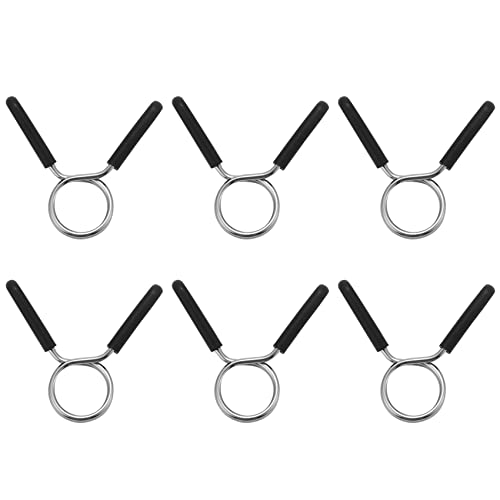 Gfryerty 6 StüCk Dumbbell Clasps Trainings Hals BBNder Hantel Klemmen für Bar Dumbbells Gym Fitness Training Cover