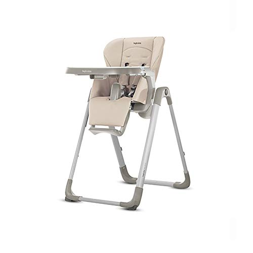 Inglesina My Time Seggiolone Pappa, Butter, Reclinabile dalla Nascita ai 36 Mesi, Pieghevole, Design...