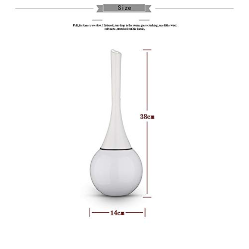 Brosse de toilette base céramique pour éviter les chutes du support