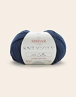 Sirdar Snuggly 100% Cotton DK Double Knitting, Navy (758), 50g