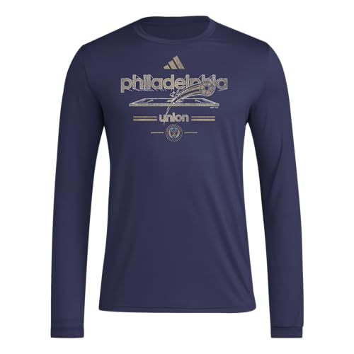 adidas Men's Philadelphia Union Pre-Game Long Sleeve T-Shirt