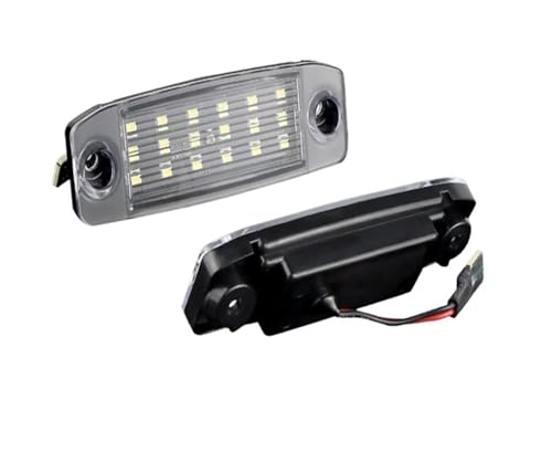 SPUFKGE Luces Matricula LED Luces De Led Placa Matrícula Coche, 2 Uds para Kia para Sportage 2010 2011 2012 2013 2014 2015 2016 2017 2018 2019 2020 2021-2024 LED Luz Matrícula Coche