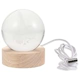 Conception sophistiquée : la boule de cristal lumineuse présente un design sophistiqué et un savoir-faire méticuleux, offrant une expérience visuelle, une lampe de chevet, des lumières décoratives