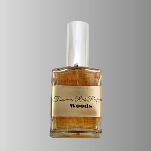 Mens Cologne WOODS, Long-Lasting Fragrance for men, Walk in attitude, Eau de Parfum Notes # Cedarwood, Cypress, Plum Blossom, Lemon, Balm, FOREST WOODS - Gifts for Men 30mL Unisex cologne