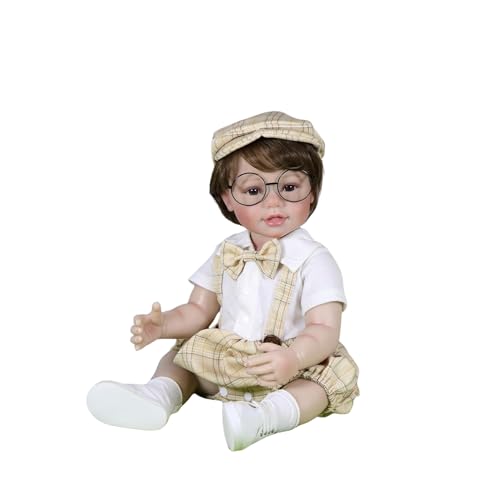 Muñeco bebé realista de 22 pulgadas con accesorios miniatura 1