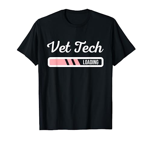Vet Tech Carga Veterinario Futuro Vet Tech Estudiante Camiseta