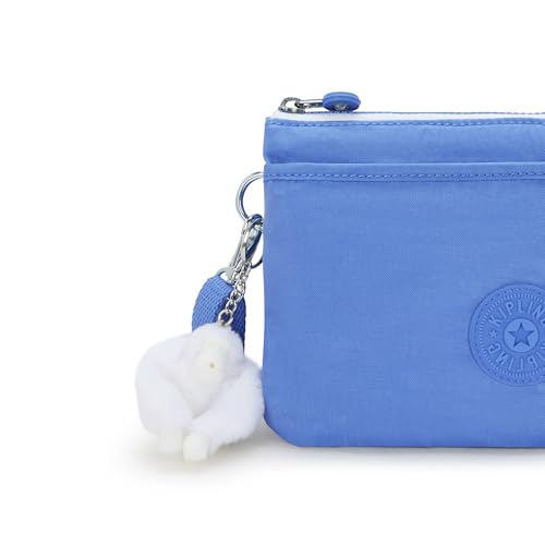 Image of Kipling Riri Metallic Crossbody Bag, Cocktail Blue, 9.5''L x 6.25''H x 2.5''D, Kipling Women's Riri Crossbody Bag
