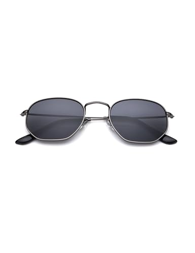 Image of Fastrack Tees Hexagonal Sunglasses for unisex