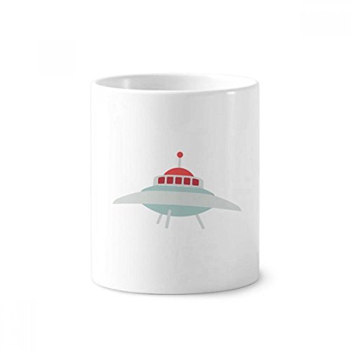 Porte-pinceaux alien et espace en céramique blanche pour bureau et salle de bain