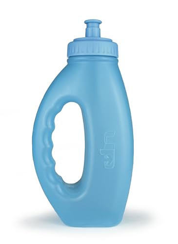 Ultimate Performance Runners Bottle 580cc Blue Carbon Neutral Certified BPA free flexible food grade plastic Fully Recyclable Ergo Shape Soft Spout Cap Run Hike Outdoor Sport Marathon Ultimate Event