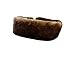 Hima 100% Mink Full Fur 24â€™â€™ Multiple Function Headband/Neck Warmer/Collar (Brown)
