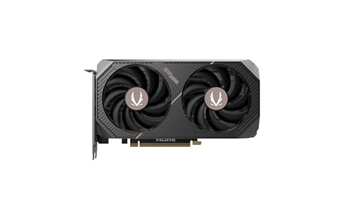 Image of ZOTAC Gaming Geforce RTX 5060 Ti AMP Graphics Card - Black | 16 GB | DLSS 4 | GDDR7 | 128 Bit | Icestorm 2.0 Advanced Cooling | Dual Fan | SFF Ready | ZT-B50620F-10M